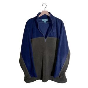 VNTG BIG DOGS 90s fleece quarter zip pullover XL